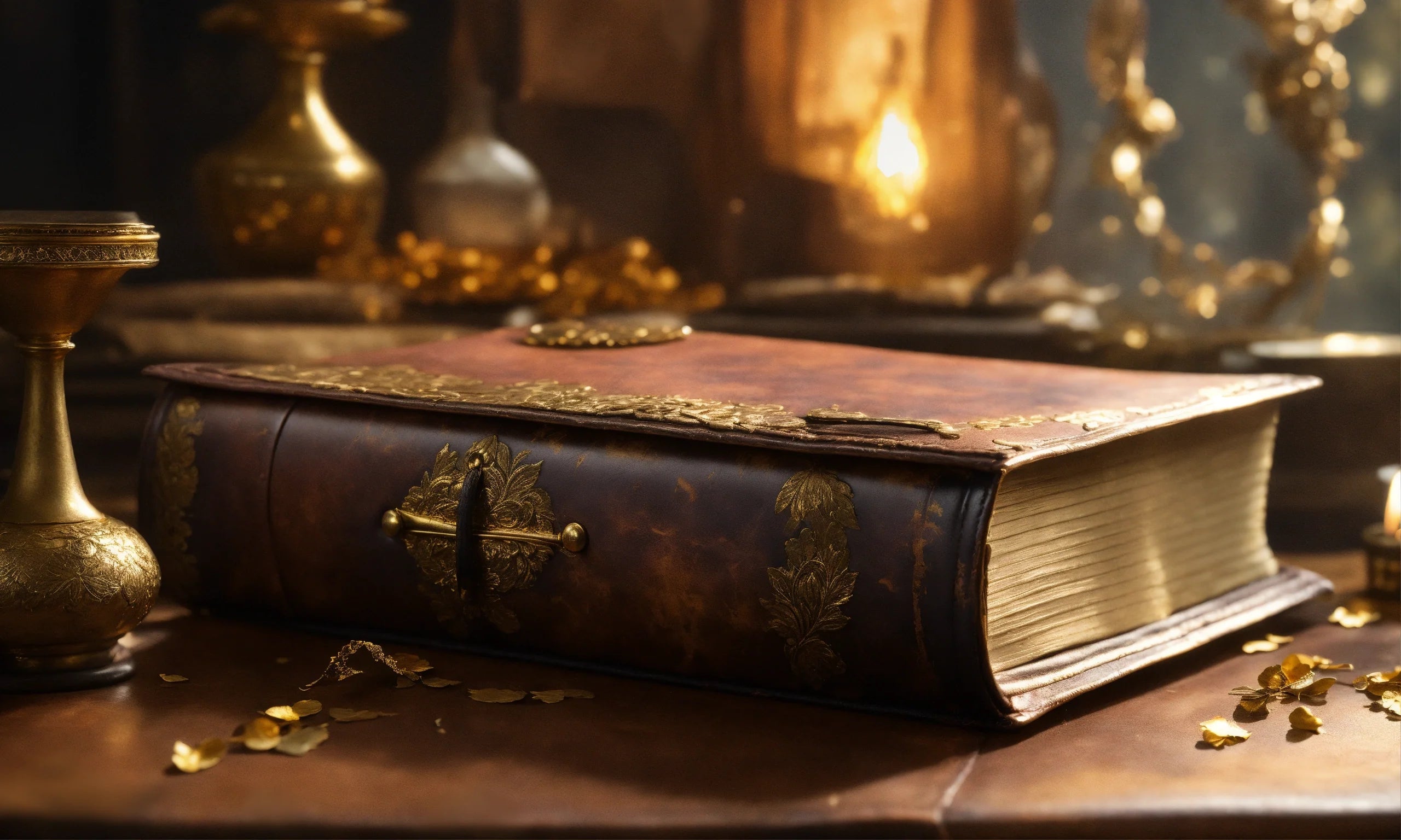Leather Bound Journal - Handcrafted
