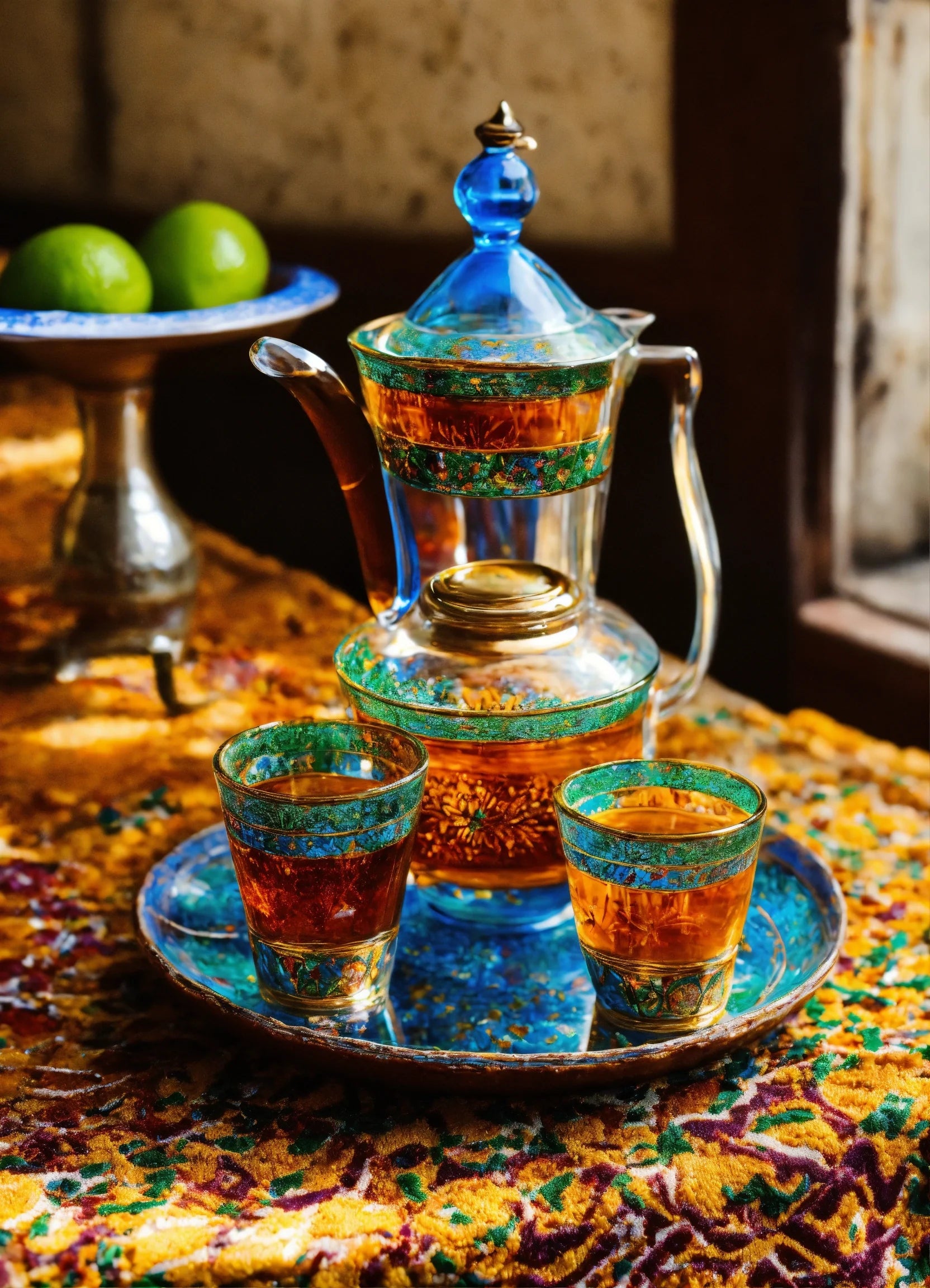 Ceramic Tea Set - Traditional Design